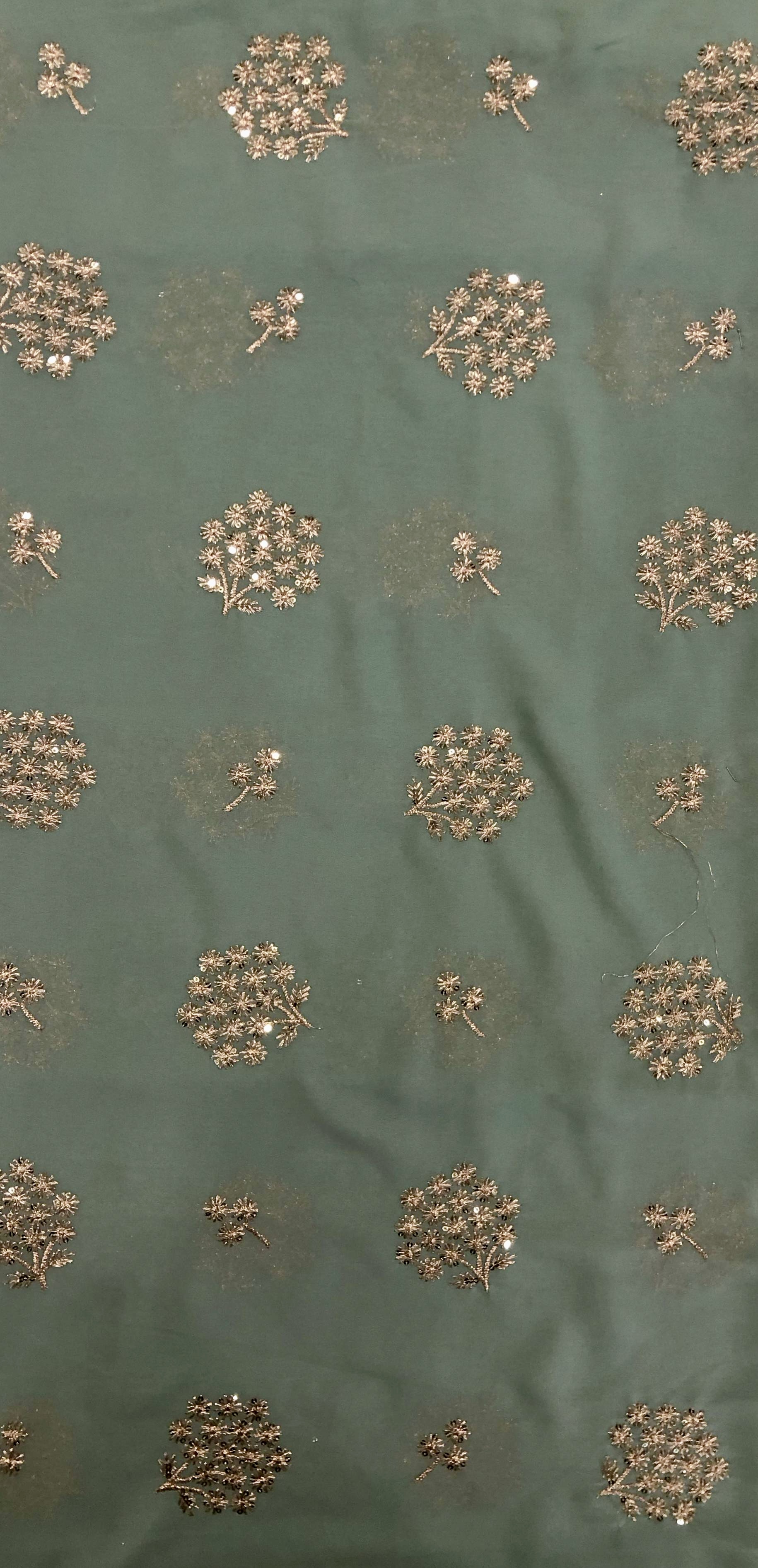 Embroidered Polyester Fabric - 9